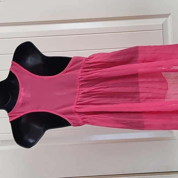Aeropostale Silky Sexy Sheer Hi Low Tunic Size SP - Picture 2 of 5